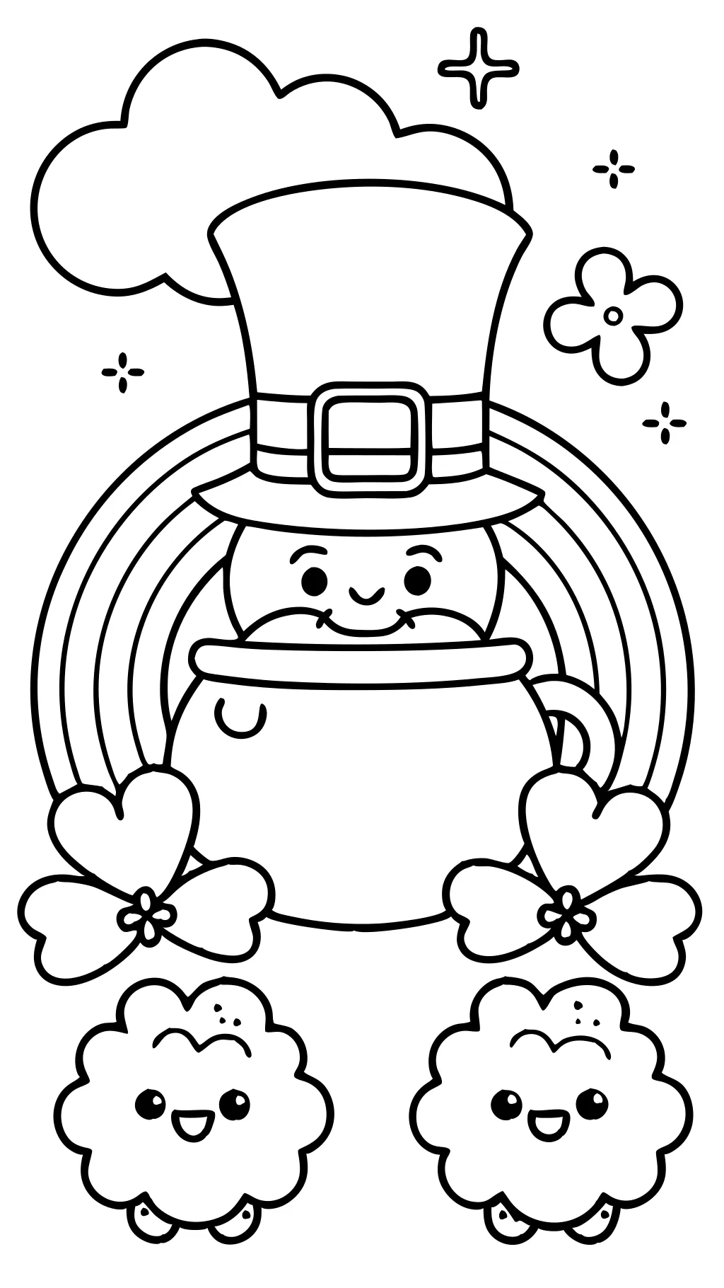 coloriages gratuits de la Saint-Patrick